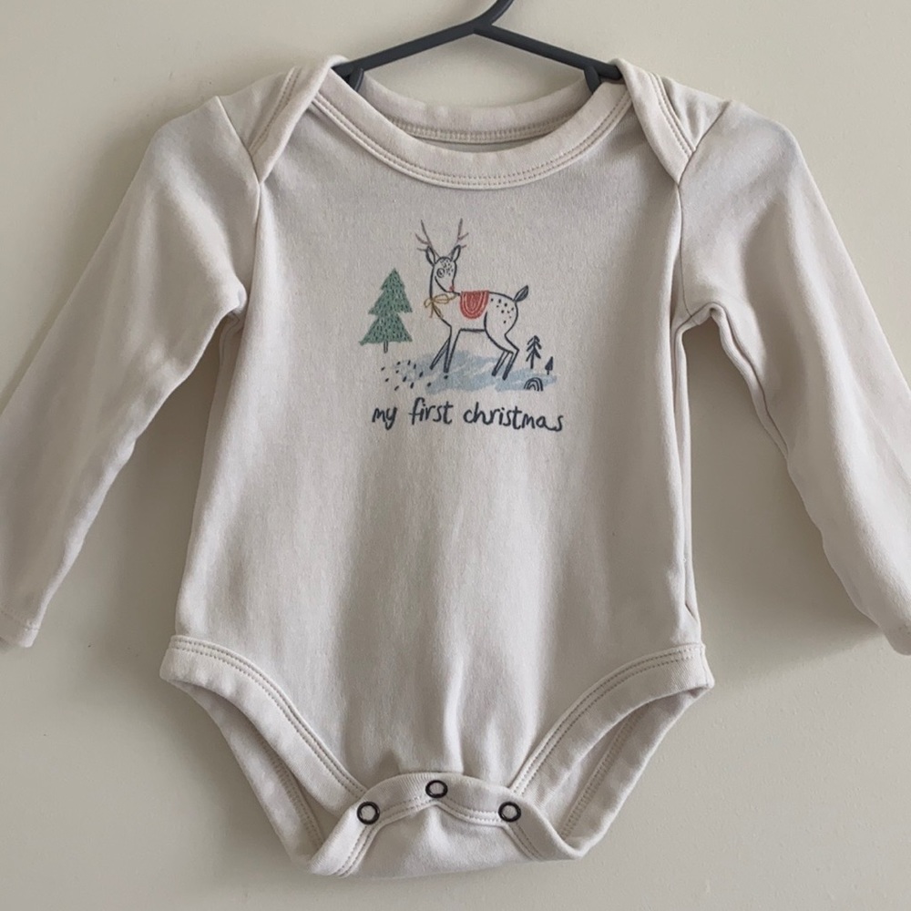 Finn + Emma Unisex Baby Christmas Onesie